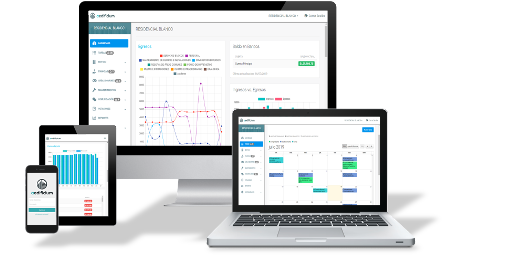Aedificium en desktop, laptop y móvil — administración de edificios en todos tus dispositivos