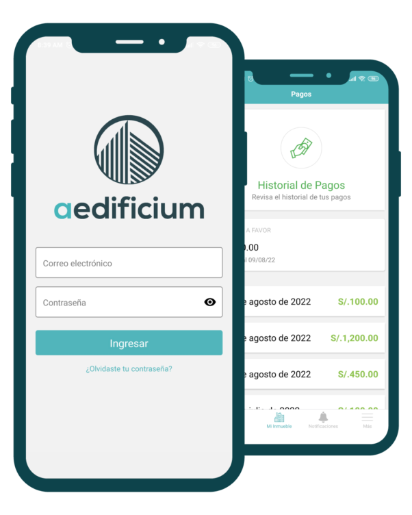 Aedificium app móvil